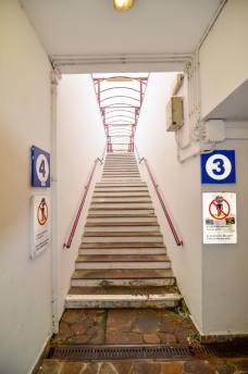 Bahnhof Neumarkt - Tramin - Treppe